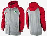 Men Green Bay Packers Team Logo Full Zip NFL Hoodie (1),baseball caps,new era cap wholesale,wholesale hats