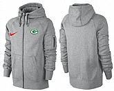 Men Green Bay Packers Team Logo Full Zip NFL Hoodie (10),baseball caps,new era cap wholesale,wholesale hats
