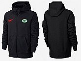 Men Green Bay Packers Team Logo Full Zip NFL Hoodie (6),baseball caps,new era cap wholesale,wholesale hats