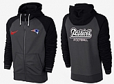 Men New England Patriots Team Logo Full Zip NFL Hoodie (16),baseball caps,new era cap wholesale,wholesale hats