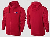 Men New England Patriots Team Logo Full Zip NFL Hoodie (7),baseball caps,new era cap wholesale,wholesale hats