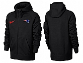 Men New England Patriots Team Logo Full Zip NFL Hoodie (8),baseball caps,new era cap wholesale,wholesale hats