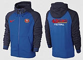 Men San Francisco 49ers Team Logo Full Zip NFL Hoodie (14),baseball caps,new era cap wholesale,wholesale hats