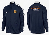 NFL Cincinnati Bengals Team Logo 2015 Men Football Jacket (13),baseball caps,new era cap wholesale,wholesale hats