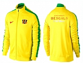 NFL Cincinnati Bengals Team Logo 2015 Men Football Jacket (4),baseball caps,new era cap wholesale,wholesale hats