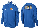 NFL Cleveland Browns Team Logo 2015 Men Football Jacket (35),baseball caps,new era cap wholesale,wholesale hats