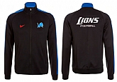 NFL Detroit Lions Team Logo 2015 Men Football Jacket (5),baseball caps,new era cap wholesale,wholesale hats