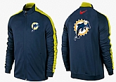 NFL Miami Dolphins Team Logo 2015 Men Football Jacket (15),baseball caps,new era cap wholesale,wholesale hats