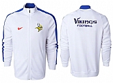 NFL Minnesota Vikings Team Logo 2015 Men Football Jacket (3),baseball caps,new era cap wholesale,wholesale hats