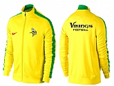 NFL Minnesota Vikings Team Logo 2015 Men Football Jacket (4),baseball caps,new era cap wholesale,wholesale hats