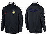 NFL Minnesota Vikings Team Logo 2015 Men Football Jacket (6),baseball caps,new era cap wholesale,wholesale hats