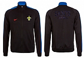 NFL New Orleans Saints Team Logo 2015 Men Football Jacket (5),baseball caps,new era cap wholesale,wholesale hats