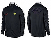 NFL New Orleans Saints Team Logo 2015 Men Football Jacket (6),baseball caps,new era cap wholesale,wholesale hats