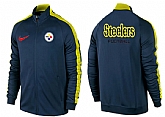 NFL Pittsburgh Steelers Team Logo 2015 Men Football Jacket (20),baseball caps,new era cap wholesale,wholesale hats