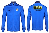 NFL Pittsburgh Steelers Team Logo 2015 Men Football Jacket (28),baseball caps,new era cap wholesale,wholesale hats