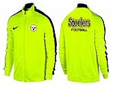NFL Pittsburgh Steelers Team Logo 2015 Men Football Jacket (33),baseball caps,new era cap wholesale,wholesale hats