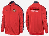 NFL San Francisco 49ers Team Logo 2015 Men Football Jacket (31)