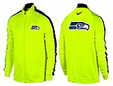 NFL Seattle Seahawks Team Logo 2015 Men Football Jacket (14),baseball caps,new era cap wholesale,wholesale hats
