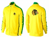 NHL Chicago Blackhawks Team Logo 2015 Men Hockey Jacket (4),baseball caps,new era cap wholesale,wholesale hats