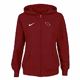Women Arizona Cardinals Tailgater Full Zip Hoodie - Red,baseball caps,new era cap wholesale,wholesale hats
