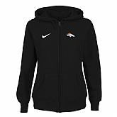 Women Denver Broncos Tailgater Full Zip Hoodie - Black,baseball caps,new era cap wholesale,wholesale hats