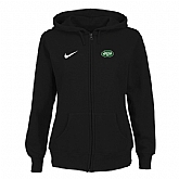 Women New York Jets Tailgater Full Zip Hoodie - Black,baseball caps,new era cap wholesale,wholesale hats