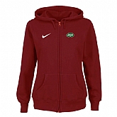 Women New York Jets Tailgater Full Zip Hoodie - Red,baseball caps,new era cap wholesale,wholesale hats