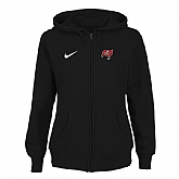 Women Tampa Bay Buccaneers Tailgater Full Zip Hoodie - Black,baseball caps,new era cap wholesale,wholesale hats