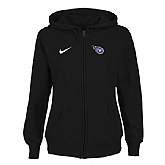 Women Tennessee Titans Tailgater Full Zip Hoodie - Black,baseball caps,new era cap wholesale,wholesale hats