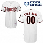Customized Arizona Diamondbacks MLB Jersey-Men's Stitched Home White Cool Base Baseball Jersey,baseball caps,new era cap wholesale,wholesale hats