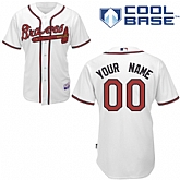 Customized Atlanta Braves MLB Jersey-Men's Stitched Home White Cool Base Baseball Jersey,baseball caps,new era cap wholesale,wholesale hats
