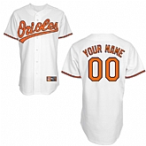 Customized Baltimore Orioles MLB Jersey-Men's Stitched Home White Cool Base Baseball Jersey,baseball caps,new era cap wholesale,wholesale hats