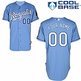 Customized Kansas City Royals MLB Jersey-Men's Stitched Alternate Light Blue Cool Base Baseball Jersey,baseball caps,new era cap wholesale,wholesale hats