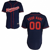 Customized Minnesota Twins Baseball Jersey-Women's Stitched Alternate Dark Blue Cool Base MLB Jersey,baseball caps,new era cap wholesale,wholesale hats