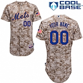 Customized New York Mets Baseball Jersey-Women's Stitched Alternate Camo Cool Base MLB Jersey,baseball caps,new era cap wholesale,wholesale hats