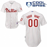 Customized Philadelphia Phillies MLB Jersey-Men's Stitched Home White Cool Base Baseball Jersey,baseball caps,new era cap wholesale,wholesale hats