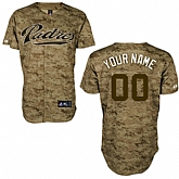 Customized San Diego Padres Baseball Jersey-Women's Stitched Camo MLB Jersey,baseball caps,new era cap wholesale,wholesale hats