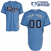 Customized Tampa Bay Rays MLB Jersey-Men's Stitched Alternate Blue Cool Base Baseball Jersey,baseball caps,new era cap wholesale,wholesale hats