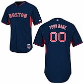 Customized Youth MLB Jersey-Boston Red Sox Stitched 2014 Road Cool Base BP Dark Blue Baseball Jersey,baseball caps,new era cap wholesale,wholesale hats