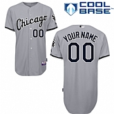 Customized Youth MLB Jersey-Chicago White Sox Stitched Road Gray Cool Base Baseball Jersey,baseball caps,new era cap wholesale,wholesale hats