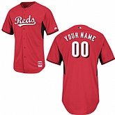 Customized Youth MLB Jersey-Cincinnati Reds Stitched 2014 Cool Base BP Red Baseball Jersey,baseball caps,new era cap wholesale,wholesale hats