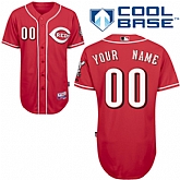 Customized Youth MLB Jersey-Cincinnati Reds Stitched Alternate Red Cool Base Baseball Jersey,baseball caps,new era cap wholesale,wholesale hats
