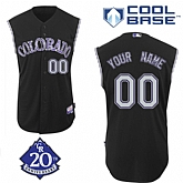 Customized Youth MLB Jersey-Colorado Rockies Stitched Alternate Black Baseball Jersey,baseball caps,new era cap wholesale,wholesale hats