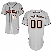 Customized Youth MLB Jersey-Houston Astros Stitched Road Gray Cool Base Baseball Jersey,baseball caps,new era cap wholesale,wholesale hats