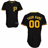 Customized Youth MLB Jersey-Pittsburgh Pirates Stitched Alternate Black Cool Base Baseball Jersey,baseball caps,new era cap wholesale,wholesale hats