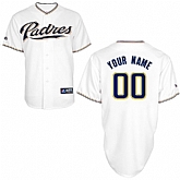 Customized Youth MLB Jersey-San Diego Padres Stitched Home White Cool Base Baseball Jersey,baseball caps,new era cap wholesale,wholesale hats