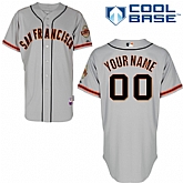 Customized Youth MLB Jersey-San Francisco Giants Stitched Road Gray Cool Base Baseball Jersey,baseball caps,new era cap wholesale,wholesale hats