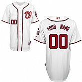 Customized Youth MLB Jersey-Washington Nationals Stitched Home White Cool Base Baseball Jersey,baseball caps,new era cap wholesale,wholesale hats