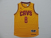 Cleveland Cavaliers #8 Matthew Dellavedova Revolution 30 Swingman Yellow Jerseys,baseball caps,new era cap wholesale,wholesale hats