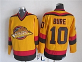 Vancouver Canucks #10 Pavel Bure Gold CCM Throwback Jerseys,baseball caps,new era cap wholesale,wholesale hats